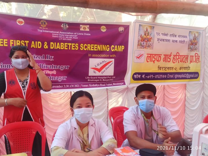 Free First Aid Camp at Biratnagar-5